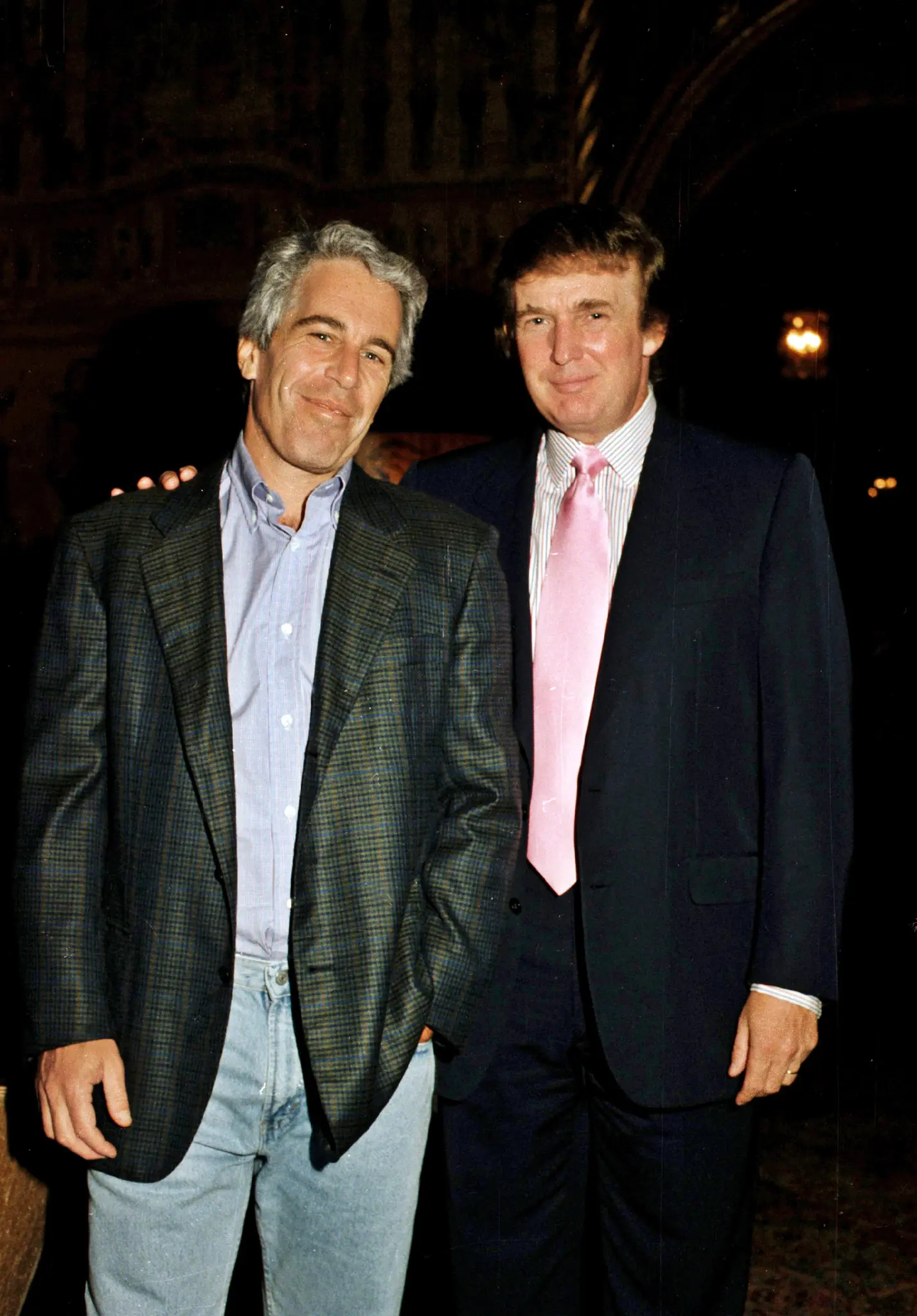 Trump with Epstein