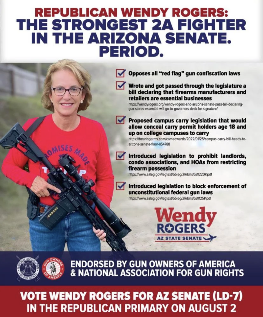 Wendy Rogers ad